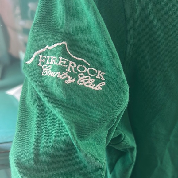 Adidas Green Button Down Climalite Stretch Polo Shirt - Picture 9 of 11